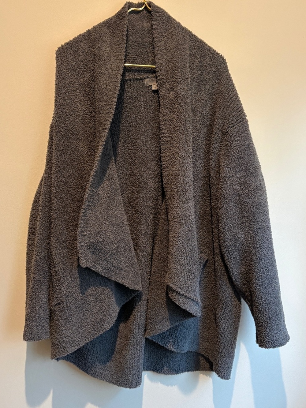 Barefoot Dreams CozyChic Gray Sweater Wrap - XL - 2X